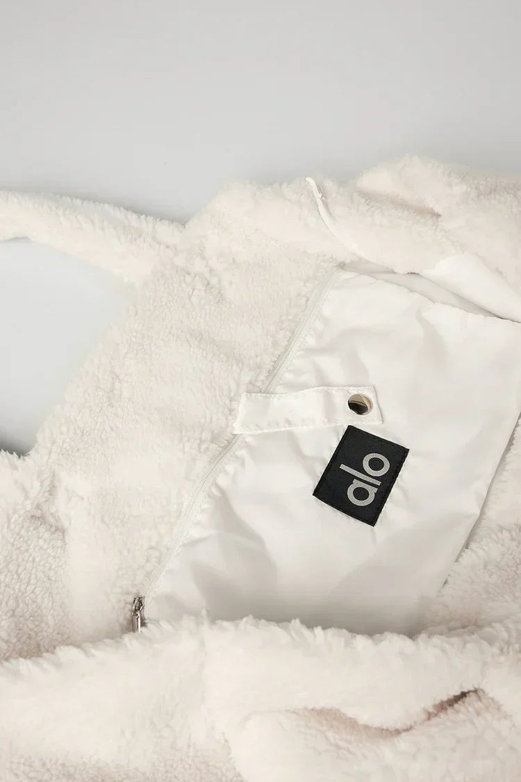 Foxy Sherpa Tote Wit