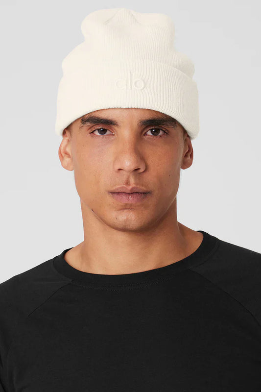 Opvallende Beanie Wit