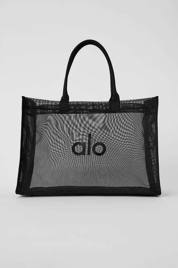 Transparante Tote Bag Zwart